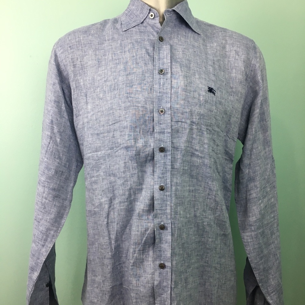 Preowned Burberry Linen Shirt